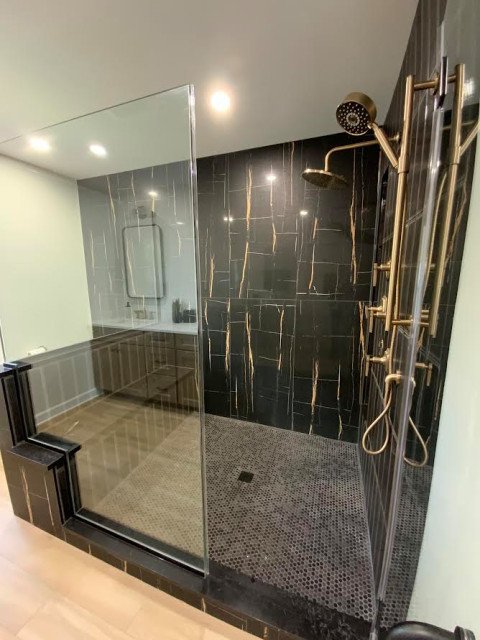 Dramatic Contemporary Bathroom